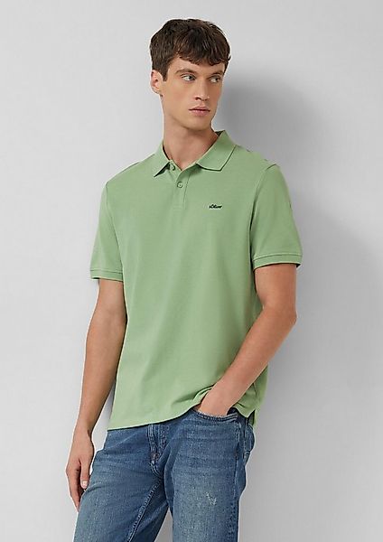 s.Oliver Kurzarmshirt Polo-Shirt Poloshirt aus Baumwollpiqué günstig online kaufen