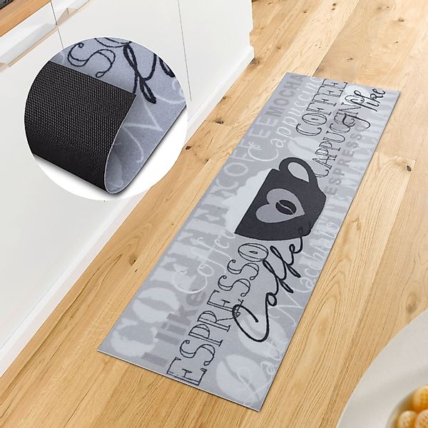 HANSE Home Küchenläufer "I Like Espresso" rechteckig 3 mm Höhe Läufer, Ruts günstig online kaufen