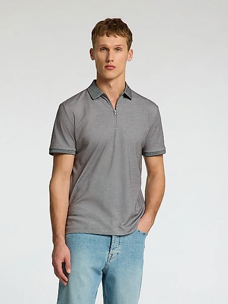 SELECTED Poloshirt "SLHFAVE ZIP SS POLO NOOS" Baumwollmischung, regular fit günstig online kaufen