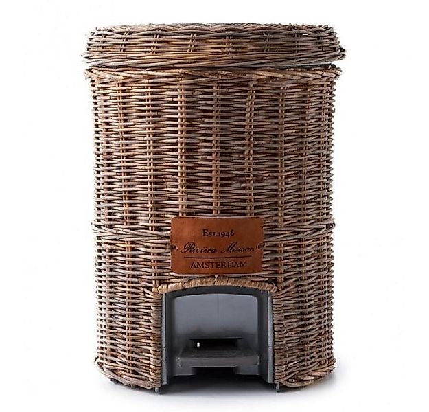 Rivièra Maison Badaccessoire-Set Badmülleimer Rustic Rattan günstig online kaufen