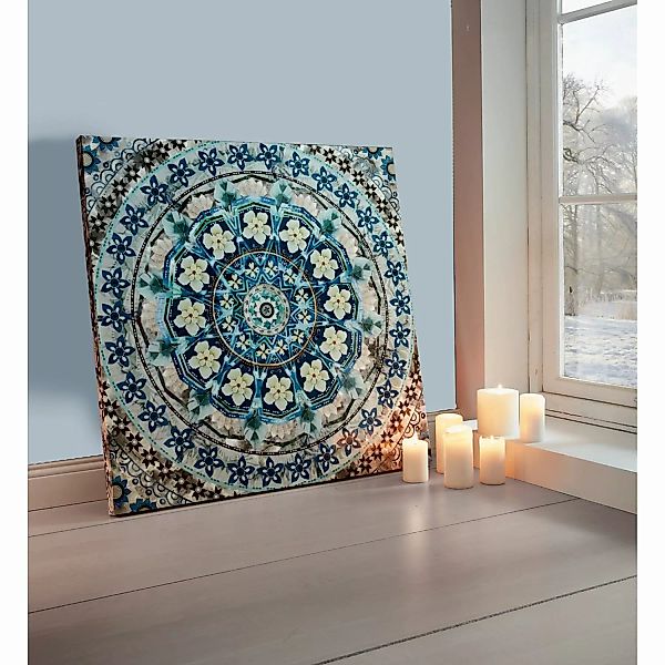 home24 Bild Blue Mandala günstig online kaufen