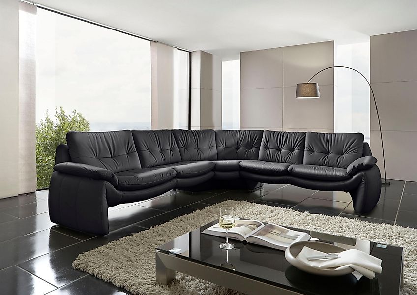 PLACES OF STYLE Ecksofa "Luna L-Form" in einzigartiger Optik günstig online kaufen