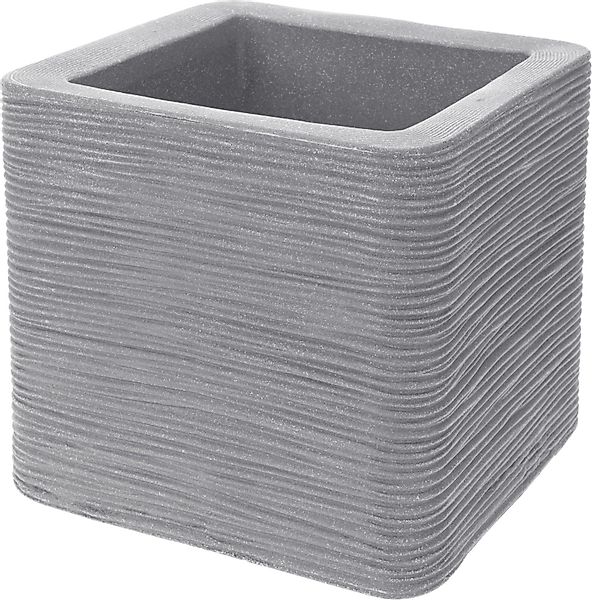 Kreher Pflanzkübel "Struktur Optik" 30x30x27 cm günstig online kaufen