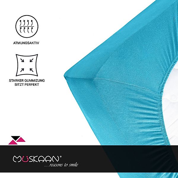 Müskaan Spannbettlaken 180x200 - 200x220 Boxspringbett günstig online kaufen