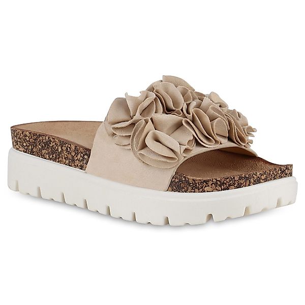 VAN HILL 841092 Sandalette Damen Pantoletten günstig online kaufen