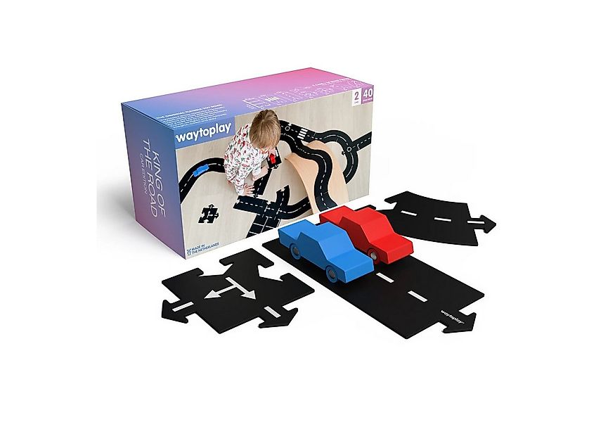 Boni-Shop Rennbahn-Auto Waytoplay Spielzeug Rennstrecke + 2 Auto, Geschenks günstig online kaufen