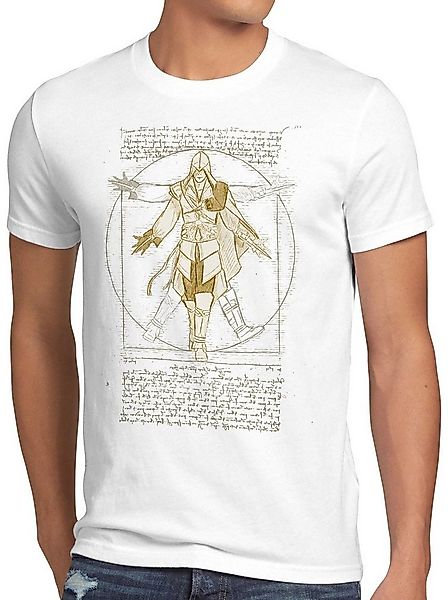 style3 T-Shirt Vitruvianischer Assassine desmond miles assasins creed günstig online kaufen