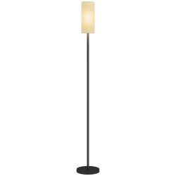 HOMCOM Stehlampe moderne Lampe mit Leinenschirm, günstig online kaufen