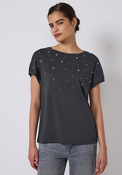 STREET ONE STUDIO T-Shirt mit Rundhalsausschnitt günstig online kaufen