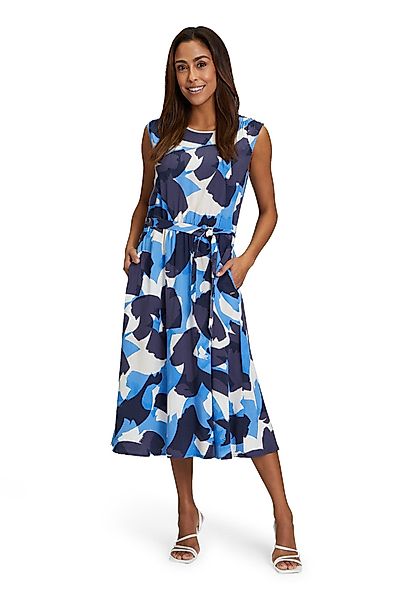 Betty&Co Sommerkleid Damen Sommerkleid mit Bindegürtel günstig online kaufen