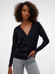 Vero Moda Strickjacke VMSILJE LS V-NECK günstig online kaufen