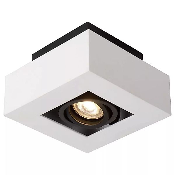 LED Deckenleuchte Xirax GU10 5W  in Weiß 1-flammig günstig online kaufen