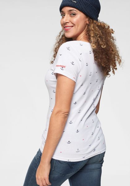 KangaROOS T-Shirt kurzärmelig, sehr figurbetont und hüftbedeckend günstig online kaufen