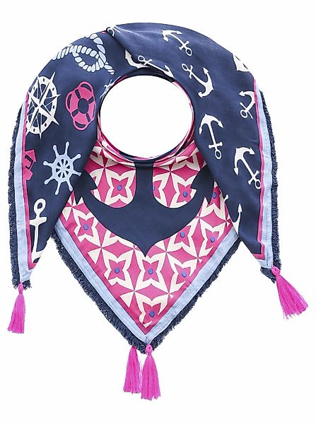 Zwillingsherz Modetuch "Sea Sun Sand", mit günstig online kaufen