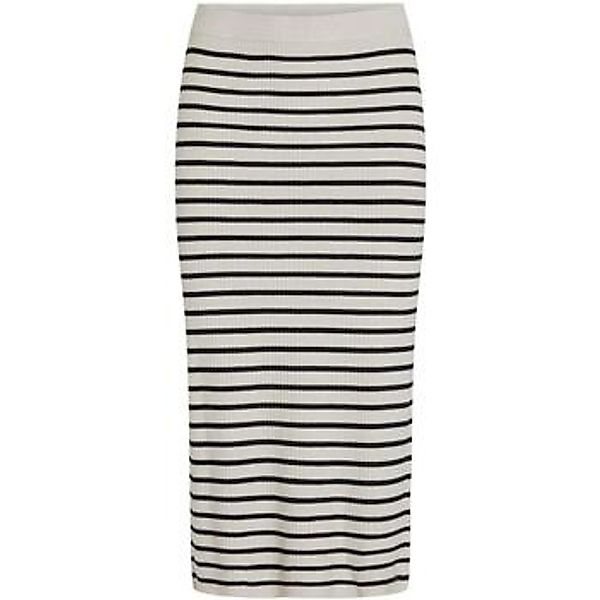 Vila Sommerrock Rock Streifenmuster figurbetonter Strickrock VIZICHA STRIPE günstig online kaufen