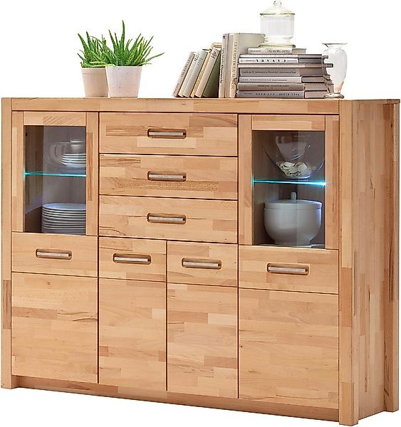 MCA living Highboard Fenja Schrank, Hochschrank, Hochkommode, Breite 163 cm günstig online kaufen