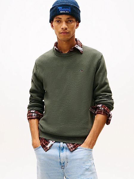 Tommy Jeans Rundhalspullover, Slim fit mit Rundhalsausschnitt günstig online kaufen