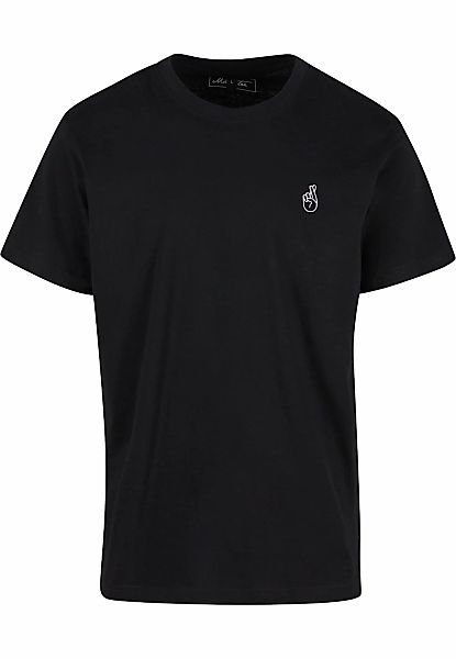 MisterTee T-Shirt "MisterTee Crossed Fingers Handsign EMB Tee" 1 Stk. tlg. günstig online kaufen