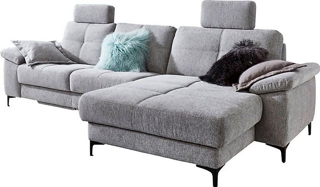 3C Carina Ecksofa Burnaby L-Form, 2 Kopfstützen, optional mit Schlaf- und m günstig online kaufen