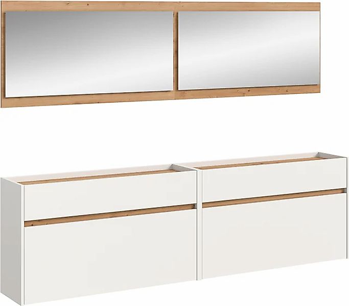 INOSIGN Garderoben-Set »EVRID, 4-teilig, Breite 220 cm, individuell hängbar günstig online kaufen