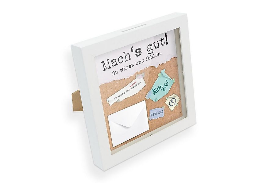 itenga Spardose itenga Bilderrahmen Geldgeschenk Abschied Machs gut günstig online kaufen