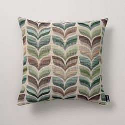 Kissenhülle Mia, grün- beige, 50 x 50 cm, Intenso Premium (144-17) günstig online kaufen