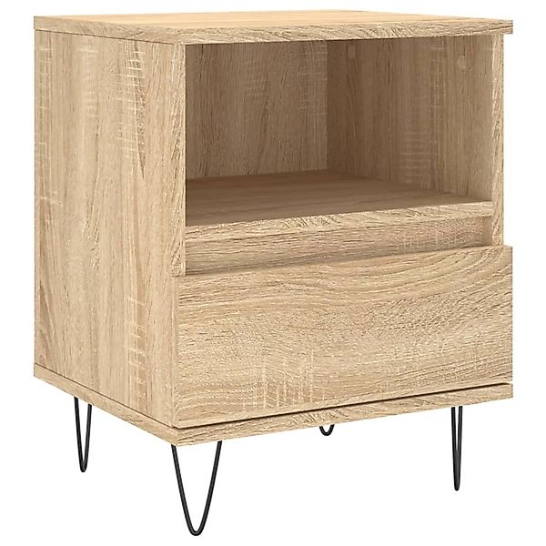 vidaXL Nachttisch Sonoma-Eiche 40x35x50 cm Holzwerkstoff 830626 günstig online kaufen