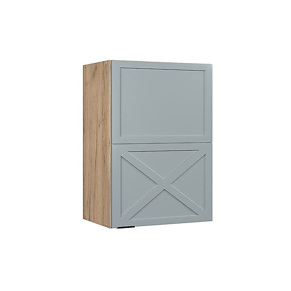 Vicco Hängeschrank Fame-Line, Hellblau-grau/Goldkraft Eiche, 50 günstig online kaufen