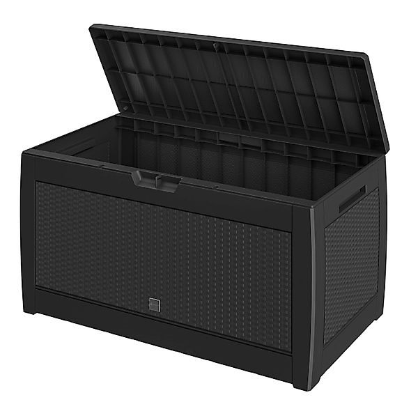 Gartenbox Rato 310L Anthrazit Rattan Optik wasserdicht günstig online kaufen