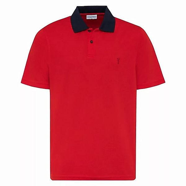 GOLFINO Poloshirt Golfino The Mallorca Polo Red Flame günstig online kaufen