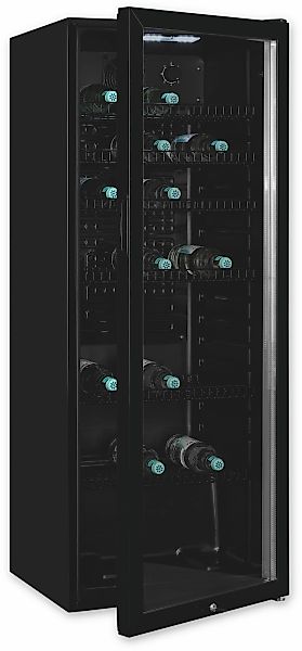 exquisit Getränkekühlschrank "GKS240-GT-160C schwarz" 140 cm hoch 54 cm bre günstig online kaufen