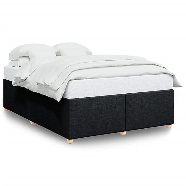 vidaXL Bettgestell ohne Matratze Schwarz 140x200 cm Stoff 3284738 günstig online kaufen