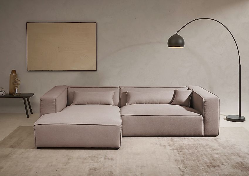 LeGer Home by Lena Gercke Ecksofa "PIARA XXL, Big-Sofa in Cord oder Leineno günstig online kaufen