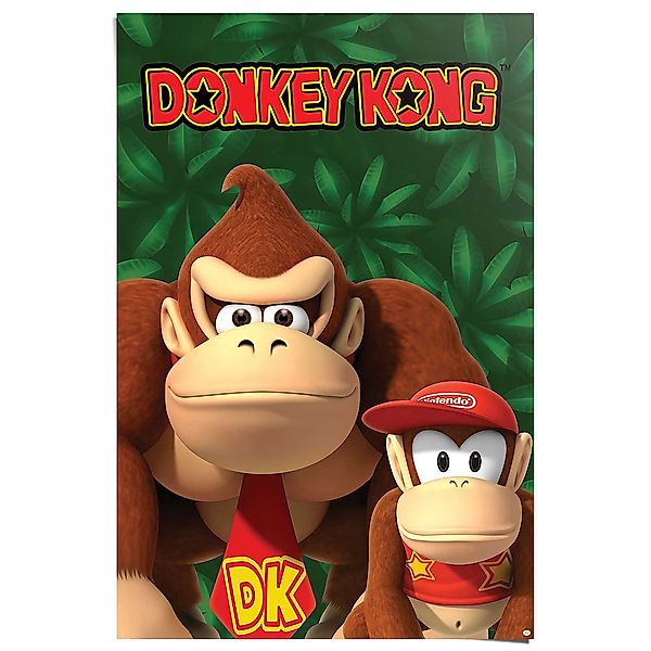 Reinders Poster "Nintendo - Donkey Kong and Diddy Kong", Kinderzimmer - Meh günstig online kaufen