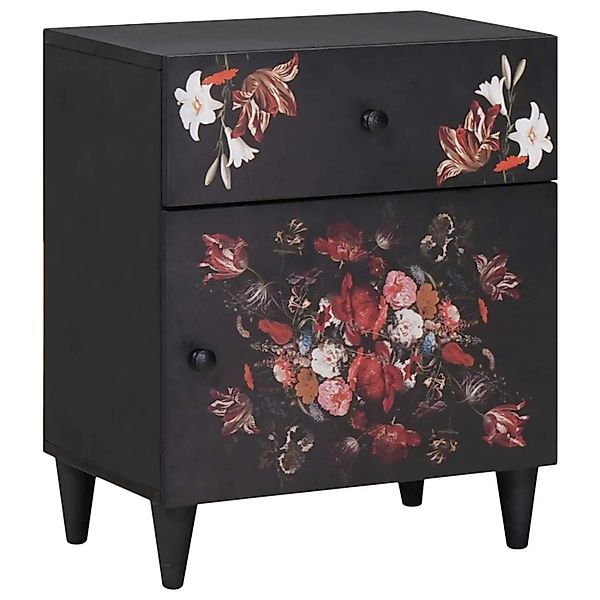 vidaXL Nachttisch Mehrfarbig 50 x 33 x 60 cm Massivholz Mango 4018708 günstig online kaufen