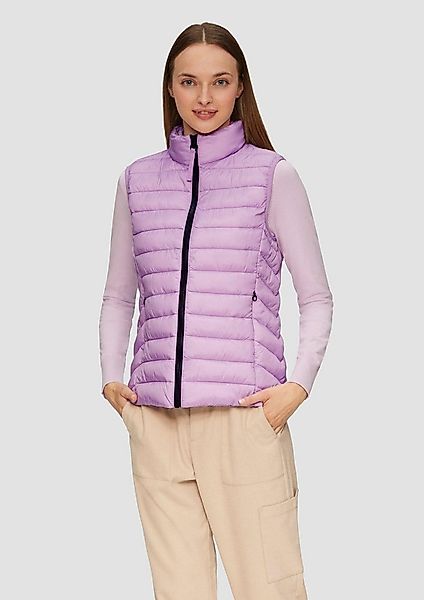 s.Oliver Outdoorjacke Outdoor-Weste Leichte Weste mit Steppung und Stehkrag günstig online kaufen