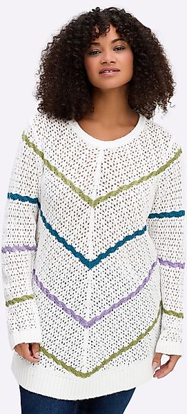 Sheego Rundhalspullover "Pullover" günstig online kaufen