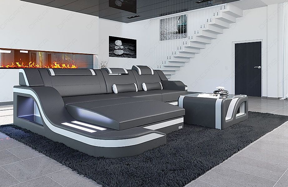 Sofa Dreams Ecksofa Ledersofa Palermo L günstig online kaufen