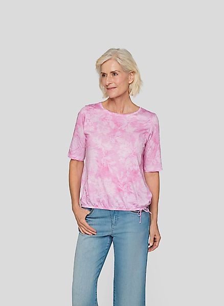 Rabe Rundhalsshirt, mit floralem Muster günstig online kaufen
