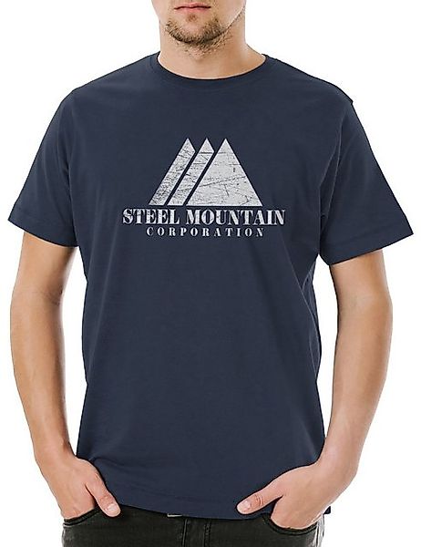 Urban Backwoods Print-Shirt Steel Mountain Herren T-Shirt Fsociety Allsafe günstig online kaufen