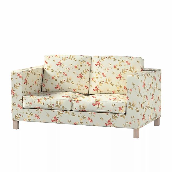 Bezug für Karlanda 2-Sitzer Sofa nicht ausklappbar, kurz, blau-rosa, 60cm x günstig online kaufen