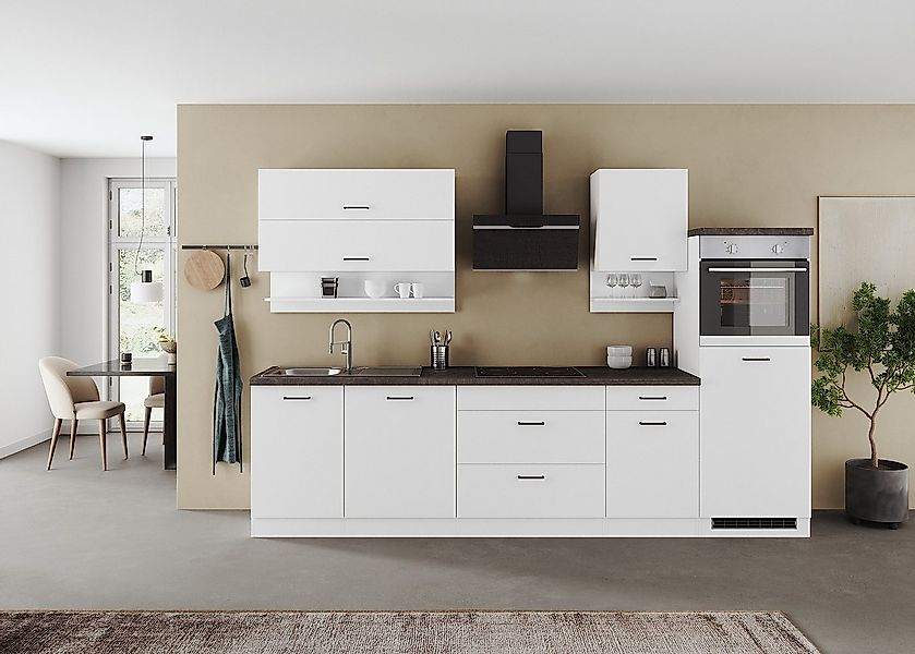 KOCHSTATION Küchenzeile KS-Frieda Breite 300 cm, wahlweise mit E-Geräten, m günstig online kaufen