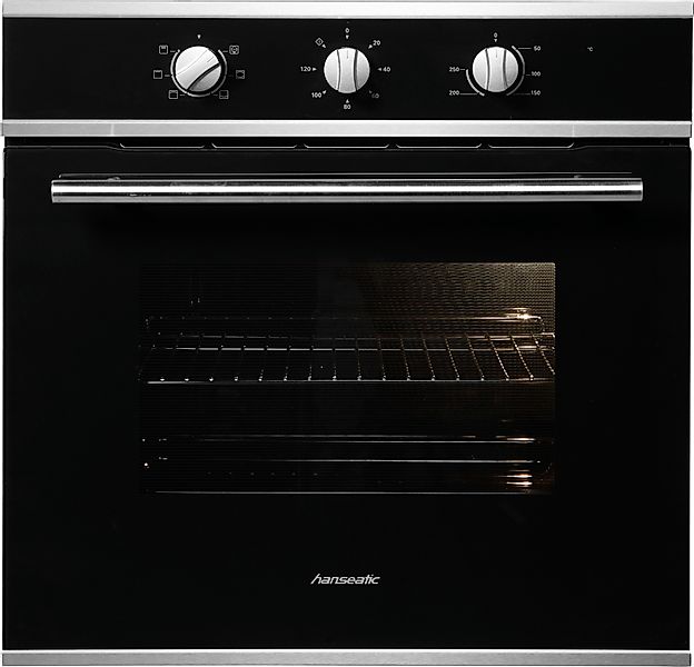 Hanseatic Einbaubackofen »65M40M1-E1131A«, Leichte Verschmutzungen werden m günstig online kaufen