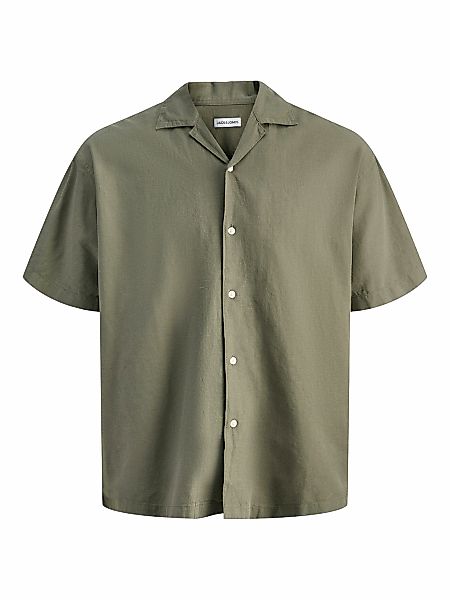 Jack & Jones Kurzarmhemd "JJEBREEZE LINEN BLEND RESORT SHIRT SS SN" mit Kno günstig online kaufen