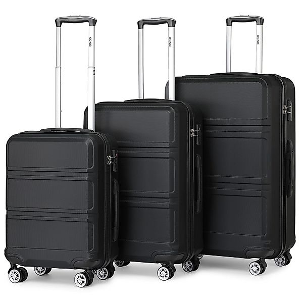 KONO Hartschalen-Trolley mit TSA-Schloss - Reisekoffer günstig online kaufen