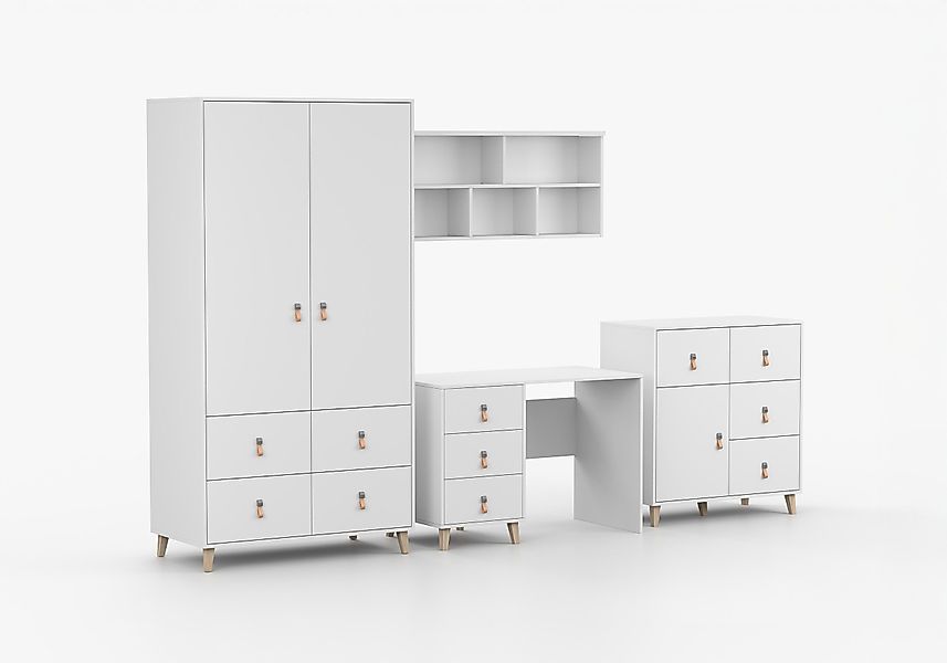 möbel-direkt.de Jugendzimmer-Set Svala, (Komplett Set, 4-tlg., günstig online kaufen