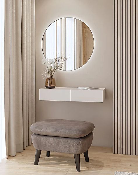 OTTO home Schminktisch »Jukon, Breite 90 cm, moderner Schminktisch, hängend günstig online kaufen