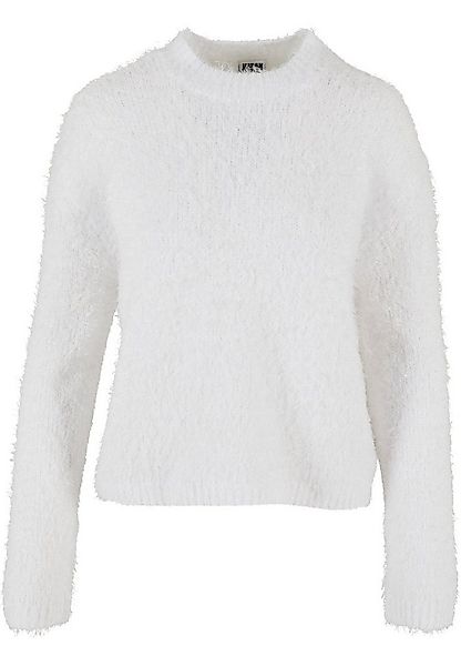 URBAN CLASSICS Rundhalspullover Urban Classics Damen Ladies Feather Mock Ne günstig online kaufen