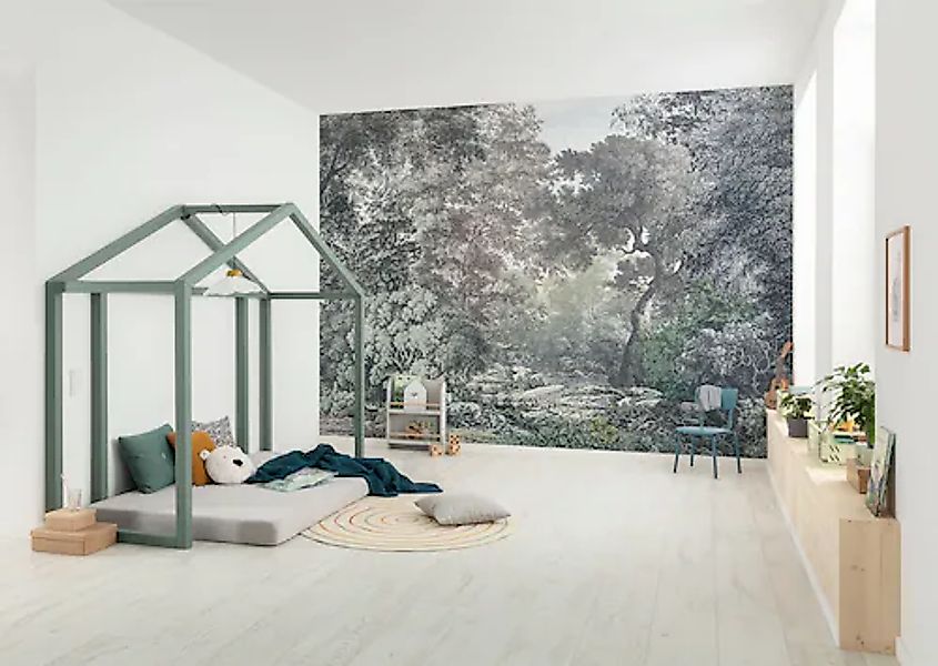 Komar Fototapete »Vlies Fototapete - Wood Wide Web - Größe 400 x 250 cm«, b günstig online kaufen