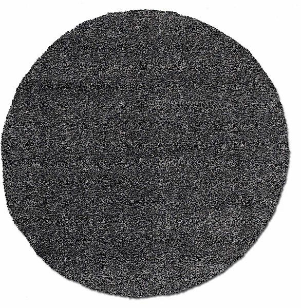 OCI DIE TEPPICHMARKE Teppich "LOBBY SHAGGY" rund 52 mm Höhe Wohnzimmer günstig online kaufen